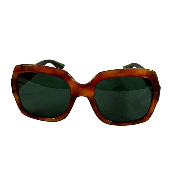 GUCCI GG0036S Acetate/Glitter Brown Front Frame GG & Web Women\'s Sunglasses main image 13